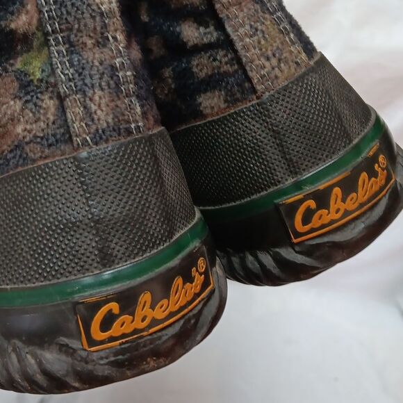 Cabela\'s Camouflage Men\'s Shank Canvas Boots Size 10 Preowned main image 6